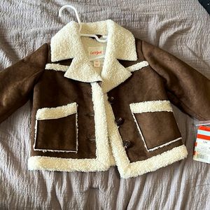Infant Brown Furry Jacket 12 months